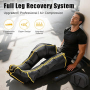 Air Compression Leg and Foot Massager with Multiple Modes and Adjustable Intensity