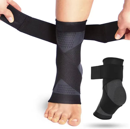 Adjustable Compression Ankle Brace for Total Support & Injury Prevention