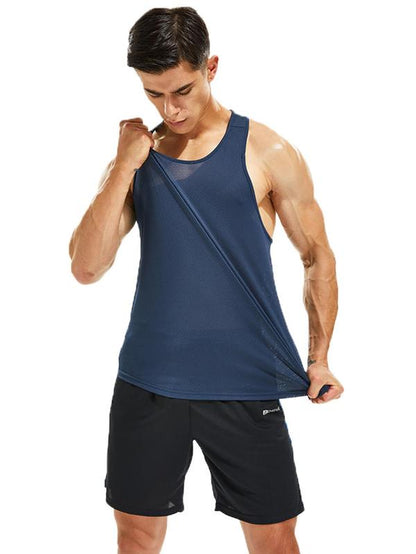 Round Neck Sports Racerback Tank Top
