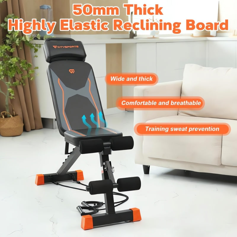 7 Adjustable Positions Fitness Bench