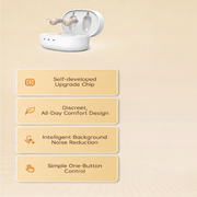 Rechargeable OTC In-Ear Hearing Aids with Charging Case and Noise Reduction