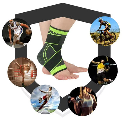 Adjustable Compression Ankle Brace for Total Support & Injury Prevention