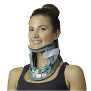 Adjustable Cervical Collar Neck Brace with Height Dial and Tracheal Access