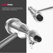 Tromner Neurological Reflex Hammer with Dual Rubber Head and Pointed Tip