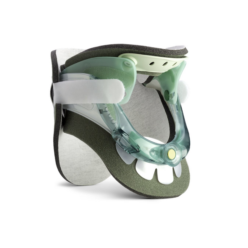 Adjustable Cervical Collar Neck Brace with Height Dial and Tracheal Access